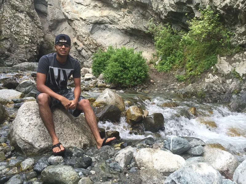 Creek-side in the mountains