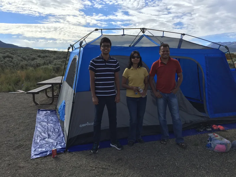 Camping trip with the family